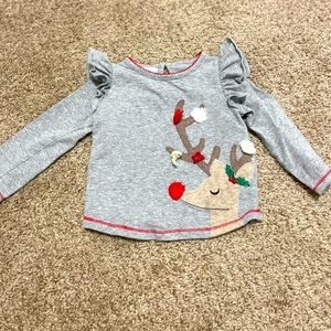 🥂SOLD🥂GUC Mud Pie Reindeer shirt